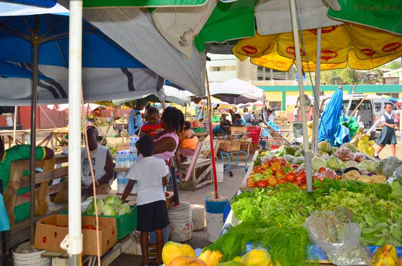 Castries market